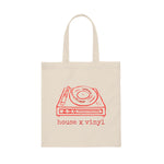 house x vinyl Canvas Tote