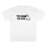 Techno Saves White T-Shirt